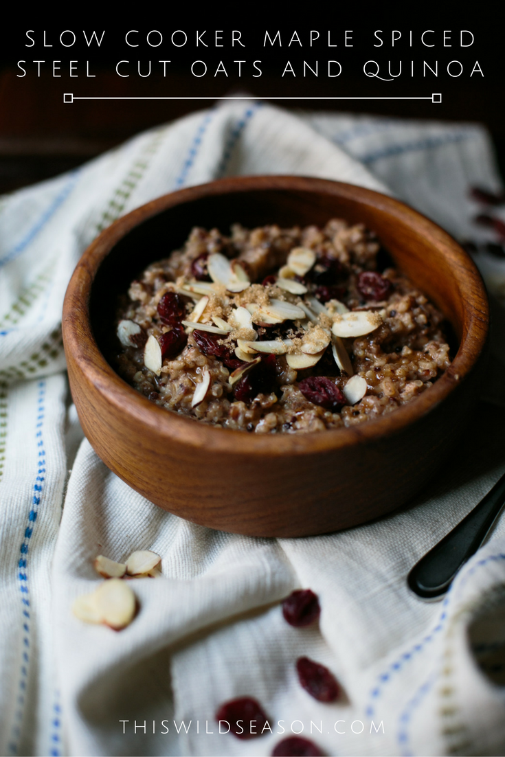 Slow Cooker Fruit And Nut Steel-Cut Oats Recipe